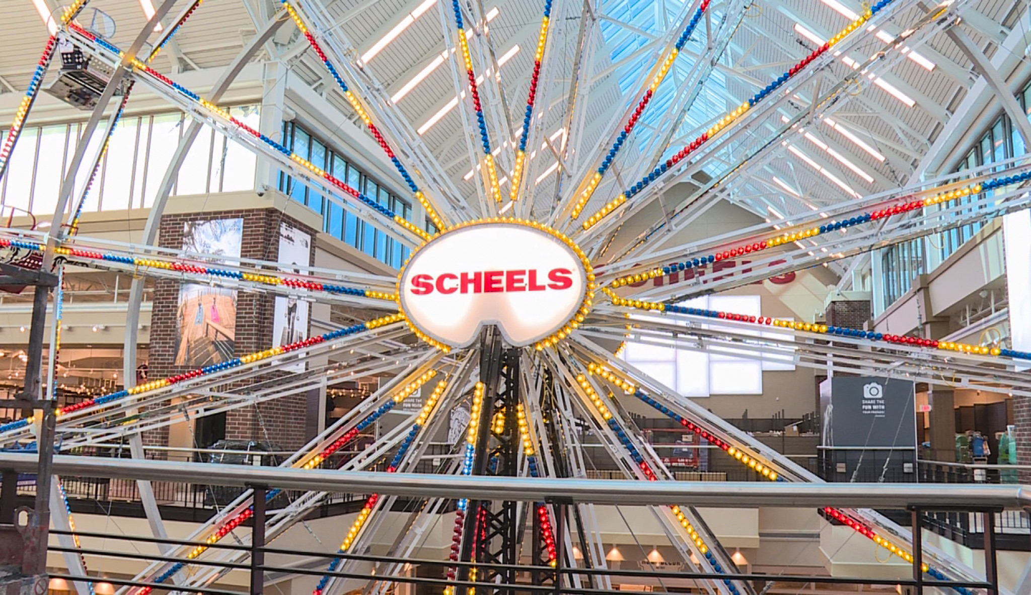 ferris wheel in Scheels South Dakota